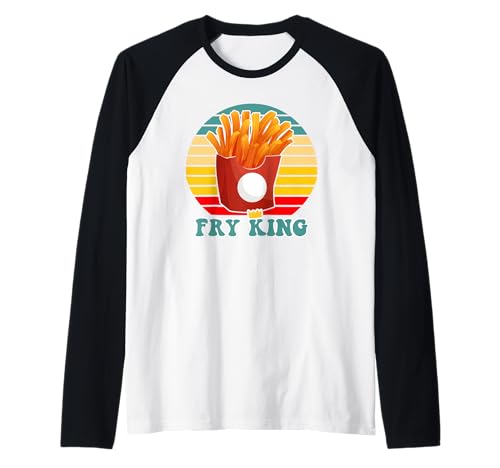 Retro Sunset Fry King Pommes Frites Pommes Frites für Männer und Jungen Raglan Retro Sunset Fry King Pommes Frites Pommes Frites für Männer und Jungen Raglan von Vintage Sunset Foodie Designs