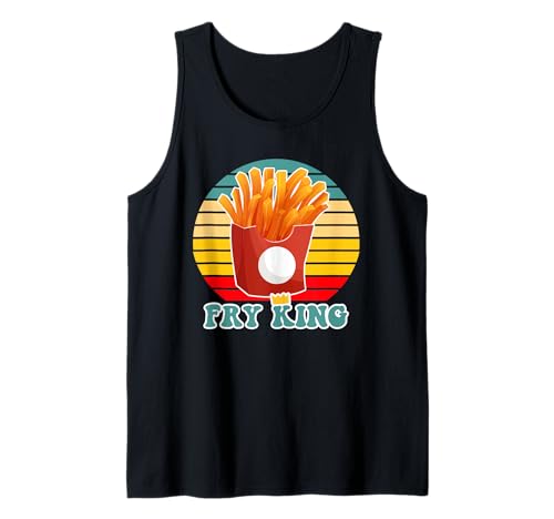 Retro Sunset Fry King Pommes Frites Pommes Frites für Männer und Jungen Tank Top Retro Sunset Fry King Pommes Frites Pommes Frites für Männer und Jungen Tank Top von Vintage Sunset Foodie Designs