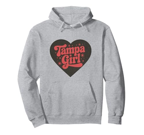 Retro-Tampa-Mädchen-Trowback für Mädchen aus Tampa Bay Pullover Hoodie von Vintage Tampa Bay Hometown Designs