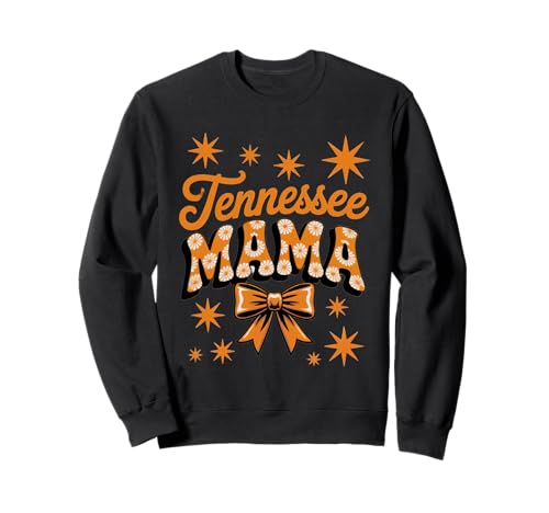Tennessee Mama, Retro Print Orange Bow Women's Sweatshirt Tennessee Mama, Retro Print Orange Bow Women's Sweatshirt von Vintage Tennessee Mom Gifts and Apparel