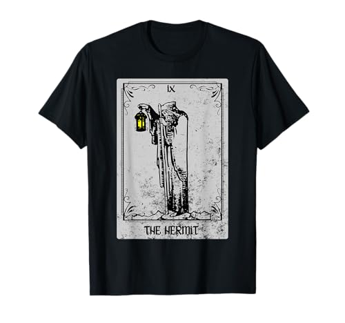 Vintage The Hermit Tarotkarte Gothic Retro Mystic Okkulte Männer T-Shirt Vintage The Hermit Tarotkarte Gothic Retro Mystic Okkulte Männer T-Shirt von Vintage The Hermit Tarot Card Retro Mystic Tee