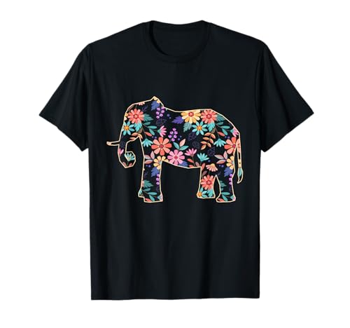Savannen Geschenk für Damen Vintage Elefant T-Shirt von Vintage Tier T-Shirts & Geschenkideen