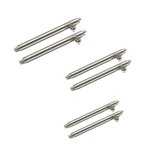 VintageTime Uhren | 6 x Schnellspanner-1,8 mm Federstegstifte | 3 verschiedene Größen in 1 Packung | 18 mm 20 mm 22 mm | 6 Stück | robuster Edelstahl, 20 + 22 + 24 mm, 1,8 qr VintageTime Uhren | 6 x Schnellspanner-1,8 mm Federstegstifte | 3 verschiedene Größen in 1 Packung | 18 mm 20 mm 22 mm | 6 Stück | robuster Edelstahl, 20 + 22 + 24 mm, 1,8 qr von Vintage Time Watches