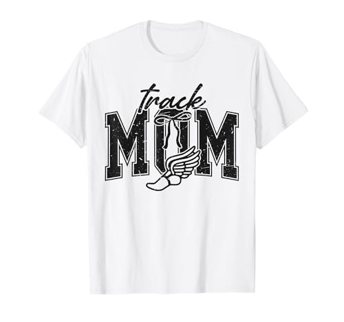 Retro Track Mom Track Mama Game Day Sports Mom Damen Herren T-Shirt von Vintage Track Mom Track Mama Game Day Sports Mom