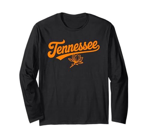 Throwback Vintage Tennessee with Flower Adults and Kids Fun Langarmshirt Throwback Vintage Tennessee with Flower Adults and Kids Fun Langarmshirt von Vintage Varsity City & State Gifts and Apparel