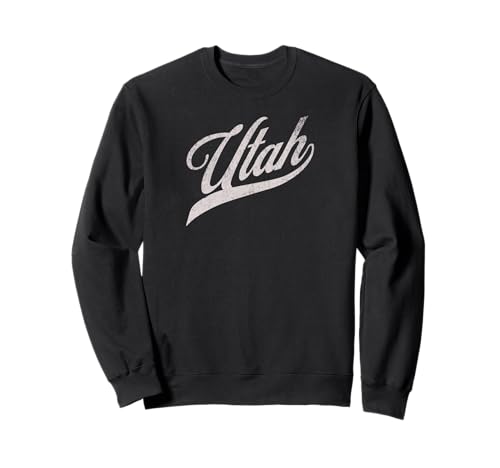 Throwback Vintage Utah City and State Adults and Kids Sweatshirt von Vintage Varsity City & State Gifts and Apparel