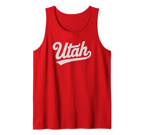 Throwback Vintage Utah City and State Adults and Kids Tank Top von Vintage Varsity City & State Gifts and Apparel