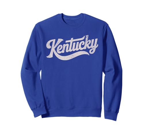 Vintage Kentucky Adult & Kids State Fan Throwback Sweatshirt von Vintage Varsity City & State Gifts and Apparel