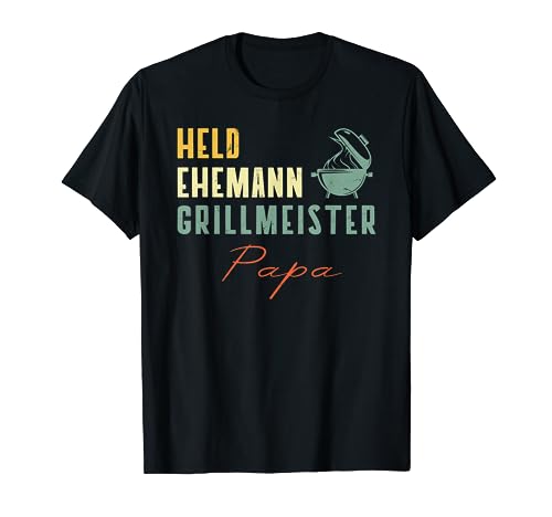 Ehemann Papa Grillmeister Held Vatertag Geschenke Dad Männer T-Shirt Ehemann Papa Grillmeister Held Vatertag Geschenke Dad Männer T-Shirt von Vintage Vatertag GeschenkIdee Spruch Grill Outfit