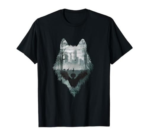 Wolf Shirt für Herren, Wolf Kostüm für Damen, Wolf für Kinder T-Shirt von Vintage Wolf shirt for youth, Wolf shirt for girls
