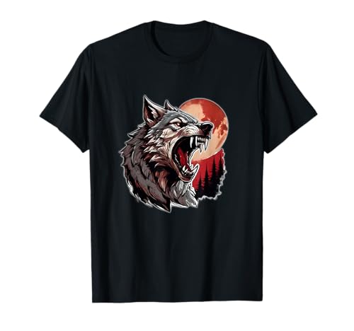 Wolf Shirt für Herren, Wolf Kostüm für Damen, Wolf für Kinder T-Shirt von Vintage Wolf shirt for youth, Wolf shirt for girls