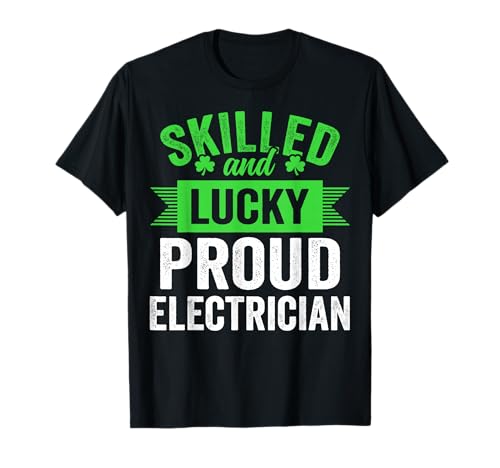 Männer Frauen lustige stolze Elektrikerarbeit T-Shirt von Vintage lustige Jobs Sprüche