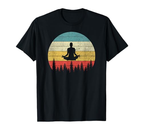 Yoga Vintage Retro Sunset Yoga Lover for women T-Shirt Yoga Vintage Retro Sunset Yoga Lover for women T-Shirt von Vintage retro tees