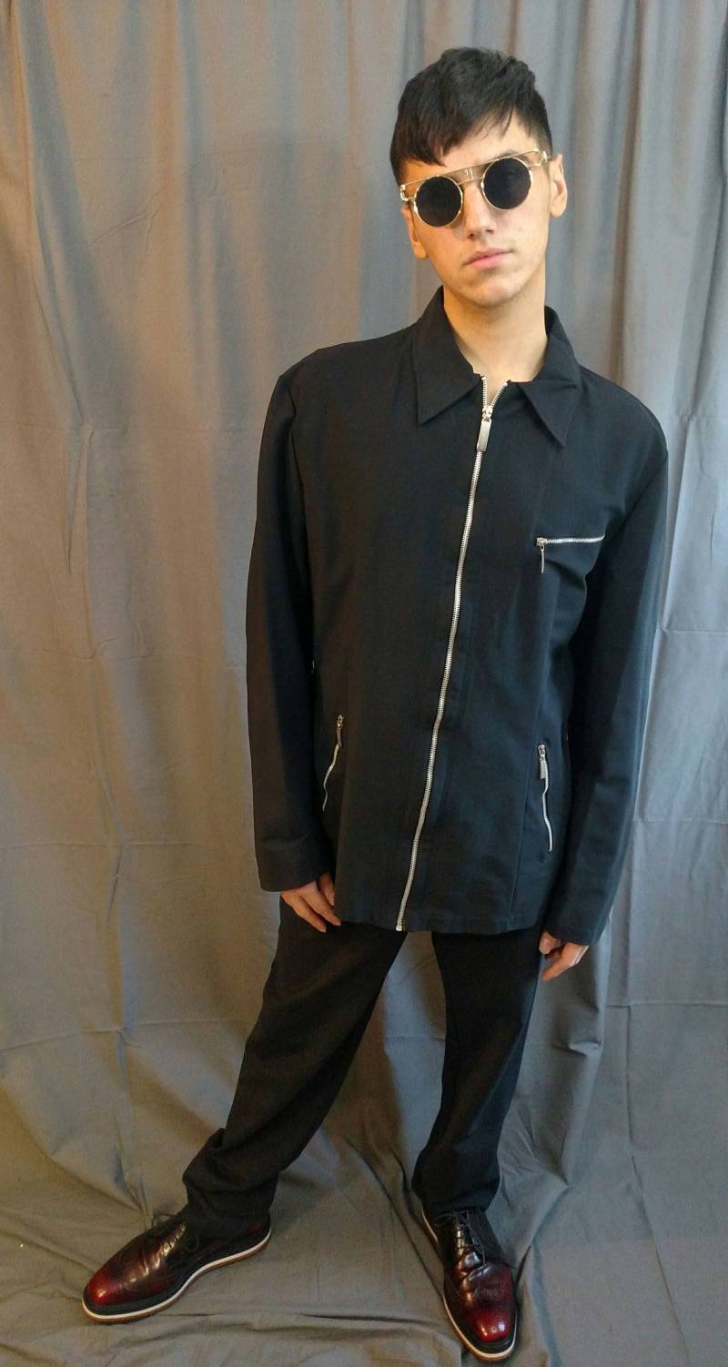 1990Er Dolce Und Gabbana Herren Lässiger Mesh Anzug/90Er Jahre Vintage 2 Stück Im Rücken Made in Italy von Vintage201