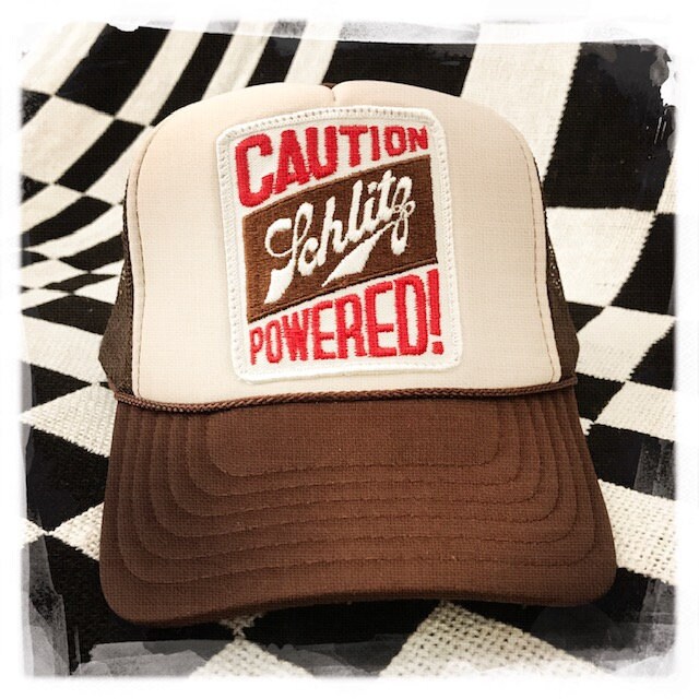 Buzz - Super Limited Edition Vintage 70S Schlitz Patch Auf Snapback Trucker Cap/Hut Unisex von VintageAmericano