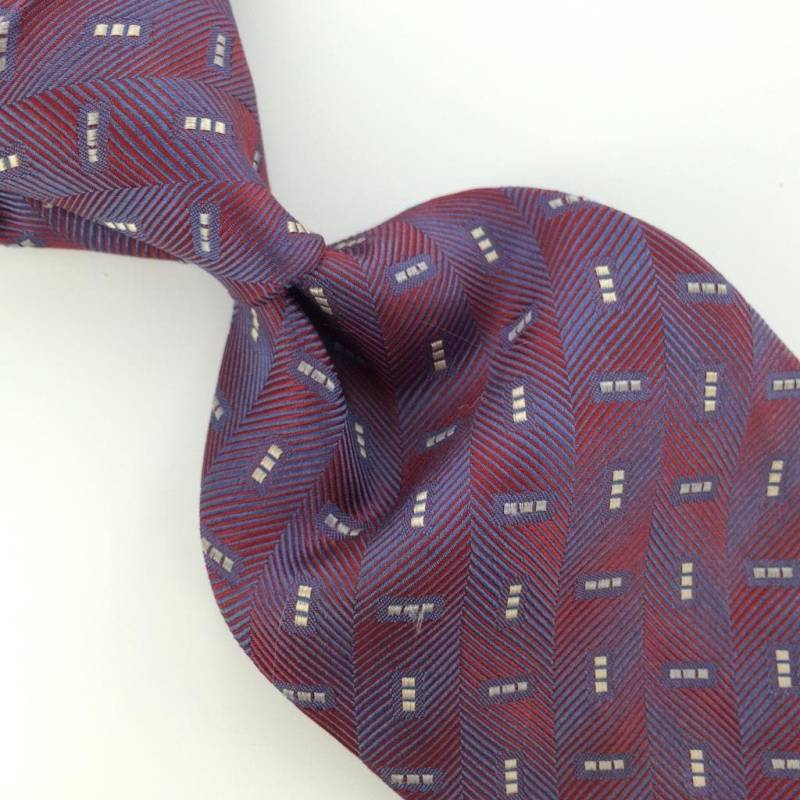 Jahrgang Krawatte Xl 60" Van Heusen Fushia Maroon Micro Square Gewebte Seide Männer Hals H1-275 Qw Euc Krawatten Jahrgang Krawatte Xl 60" Van Heusen Fushia Maroon Micro Square Gewebte Seide Männer Hals H1-275 Qw Euc Krawatten von VintageAndRareTies