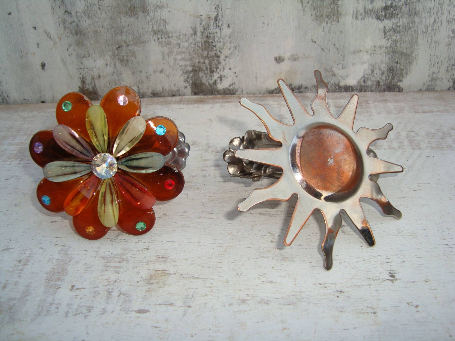 Set Aus 2 Stück Metallclips, Brautclip von VintageAvangardShop