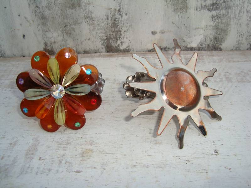 Set Aus 2 Stück Metallclips, Brautclip von VintageAvangardShop