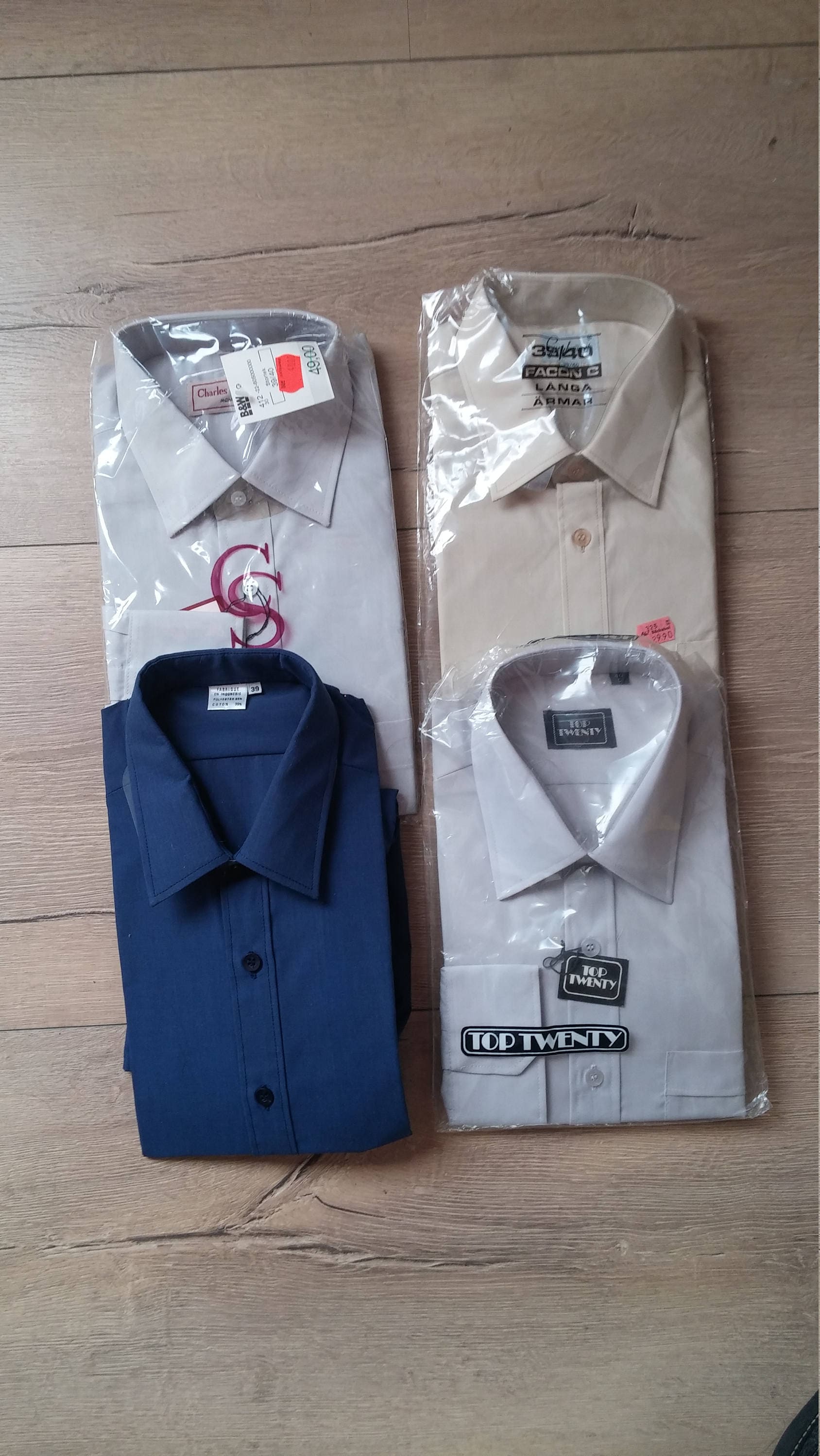 Job Lob Vintage Herren Shirt Lange Ärmel Größe M von VintageBag1