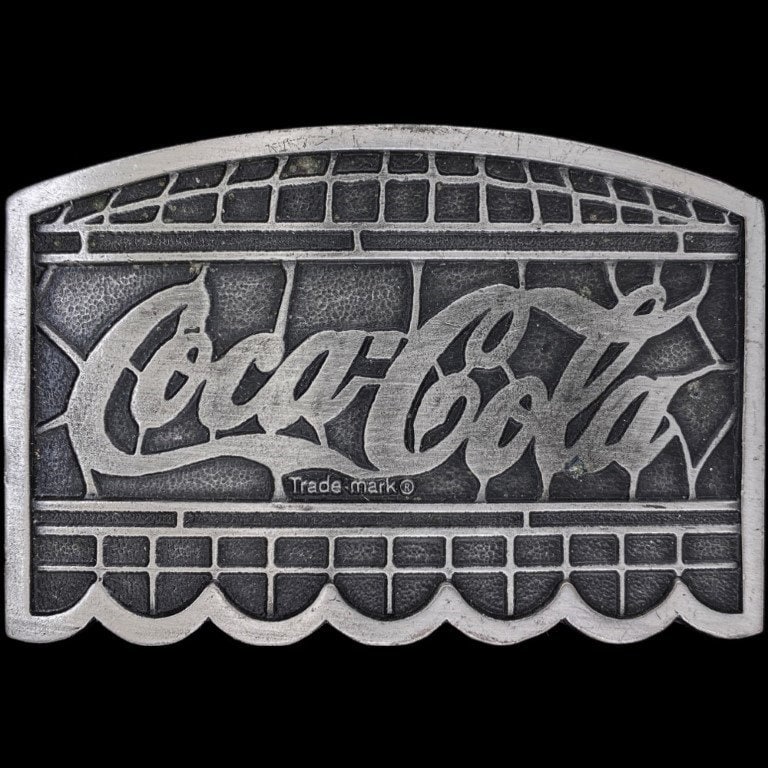 Coca Cola Sammler Soft Drink Soda 1970Er Jahre Vintage Gürtelschnalle Werbung Promo Zeichen von VintageBeltBuckle