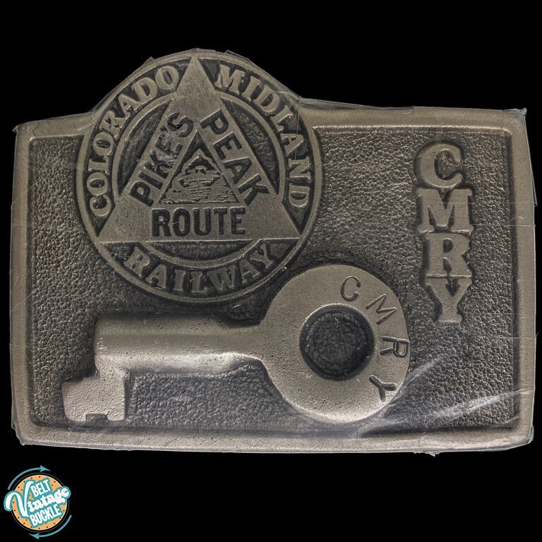 Colorado Midland Eisenbahn Pikes Peak Route Switch Key Nos Vintage Belt Buckle Train Railroad Memorabilia Rr Sign Lock Railroadiana von VintageBeltBuckle