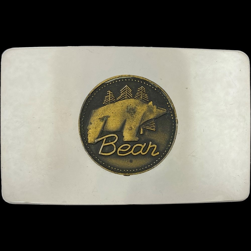 Fred Bear Archery Logo Münze Traditioneller Recurvebogen 1970Er Jahre Nos Vintage Gürtelschnalle Pfeil Hirsch Elch Buck Jagd Jager Bogenschütze von VintageBeltBuckle