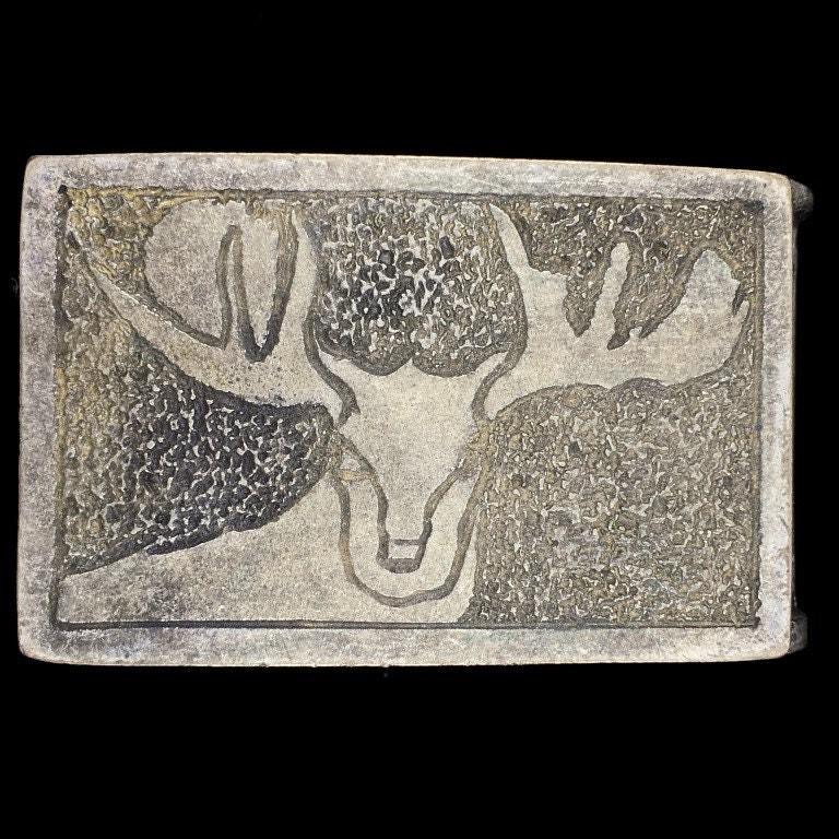 Hirsch Elch Natur Tier Kunst Kunstwerk Wildtier Jäger Jagd Sammlerstück Erinnerungsstücke Vintage Gürtelschnalle von VintageBeltBuckle