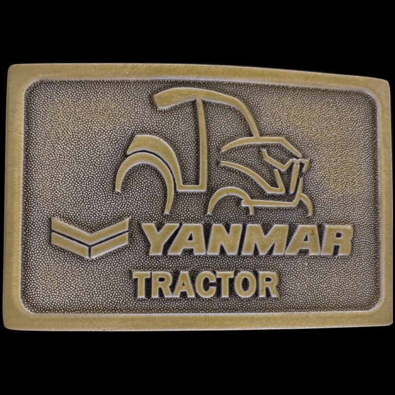 John Deere Yanmar Tractor 750 Accessoire 1970Er Jahre Nos Vintage Gürtelschnalle Farmer Western Farm Equipment Ag Landwirtschaft Cowboy von VintageBeltBuckle