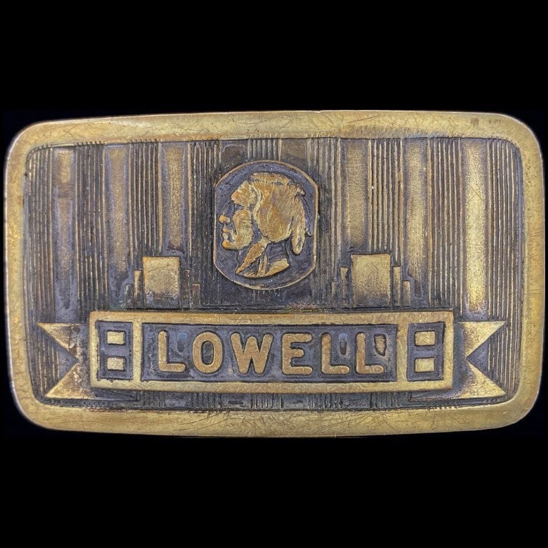 Messing Lowell High School San Francisco Geschichte Kalifornien 1920Er Jahre Vintage Gürtelschnalle Älteste Public Football Sport Uniform Antique von VintageBeltBuckle