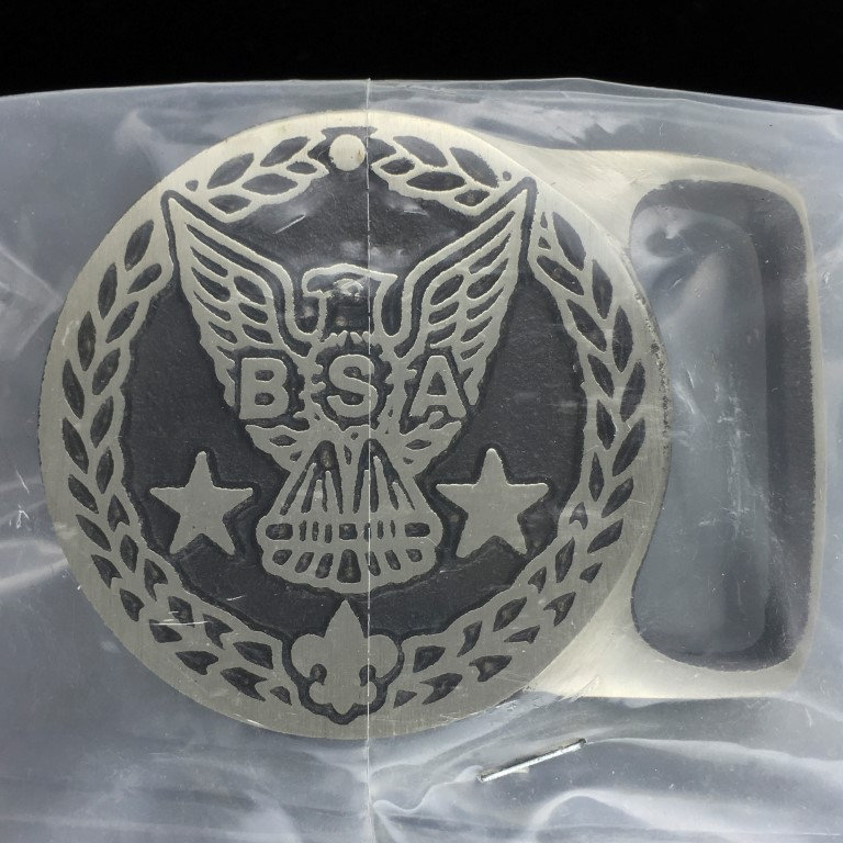 New Max I Silber Bsa Boy Scout Jamboree Silver Collectible Nos Vintage Gürtelschnalle Amerika Scouting Gedenkmemorabilia Bronze von VintageBeltBuckle