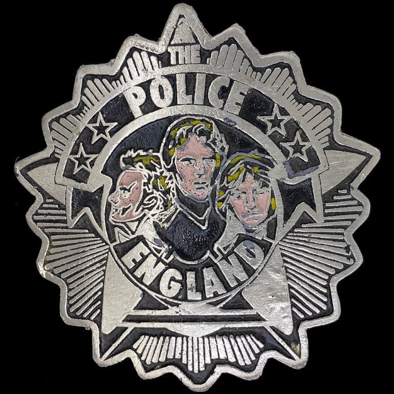 Polizei Rock Punk New Wave Sting 1970Er Jahre Vintage Gürtelschnalle Musik Memorabilia Band Album Konzert Tour Rekord Promo Fan Uk Herren Schnallen von VintageBeltBuckle