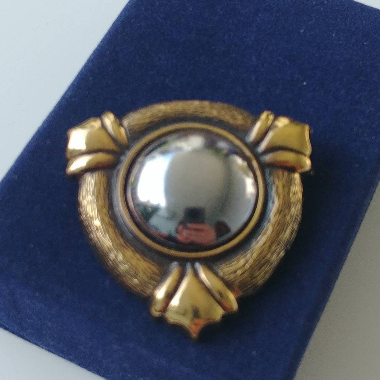 Vintage Brosche Für Herren | 4, 2x4, 2 cm von VintageBijouStore