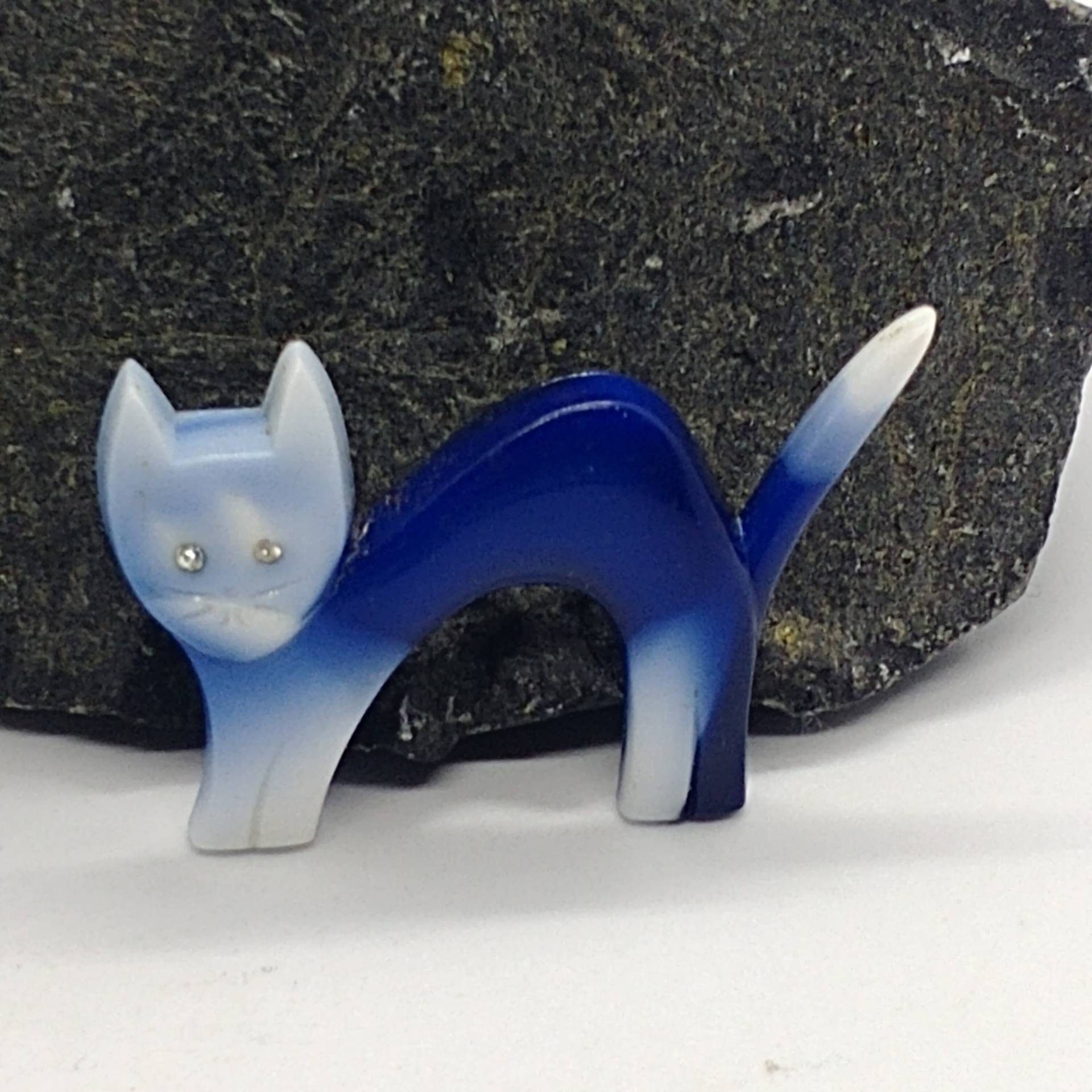 Vintage Brosche Mit Auge Als Strassstein von VintageBijouStore