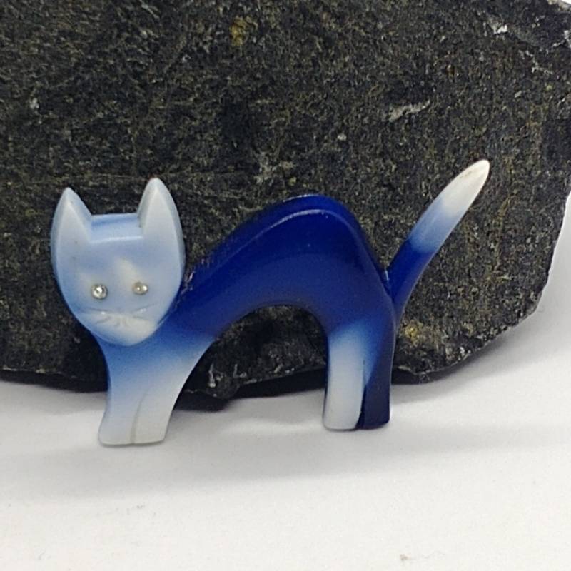 Vintage Brosche Mit Auge Als Strassstein von VintageBijouStore