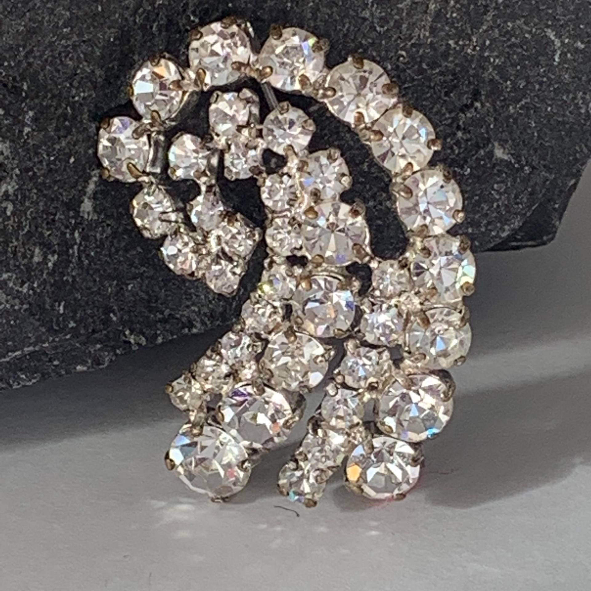 Vintage Brosche Mit Kristallen/strass von VintageBijouStore