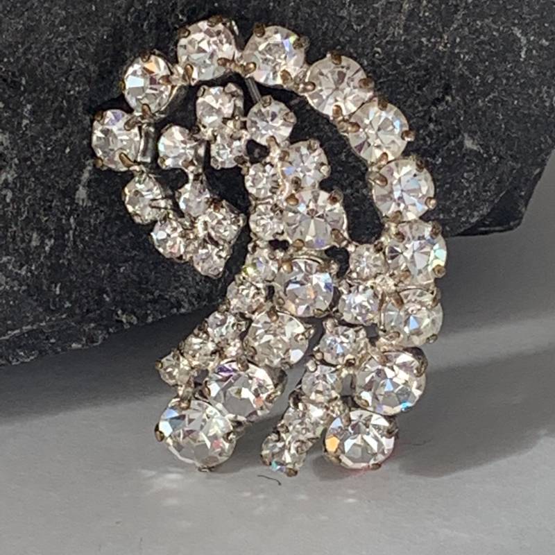 Vintage Brosche Mit Kristallen/strass Vintage Brosche Mit Kristallen/strass von VintageBijouStore