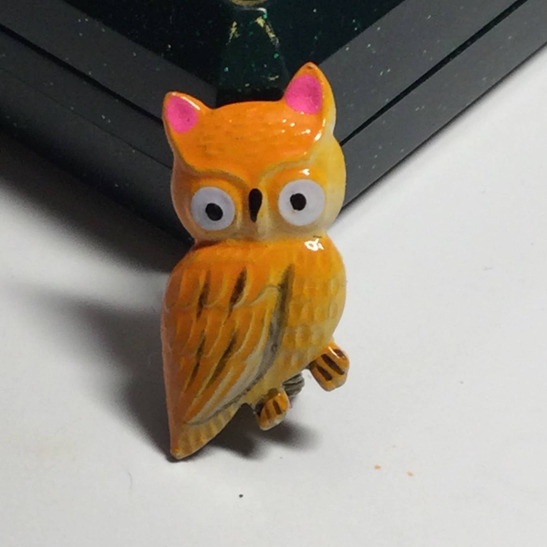 Vintage Eulen Brosche von VintageBijouStore