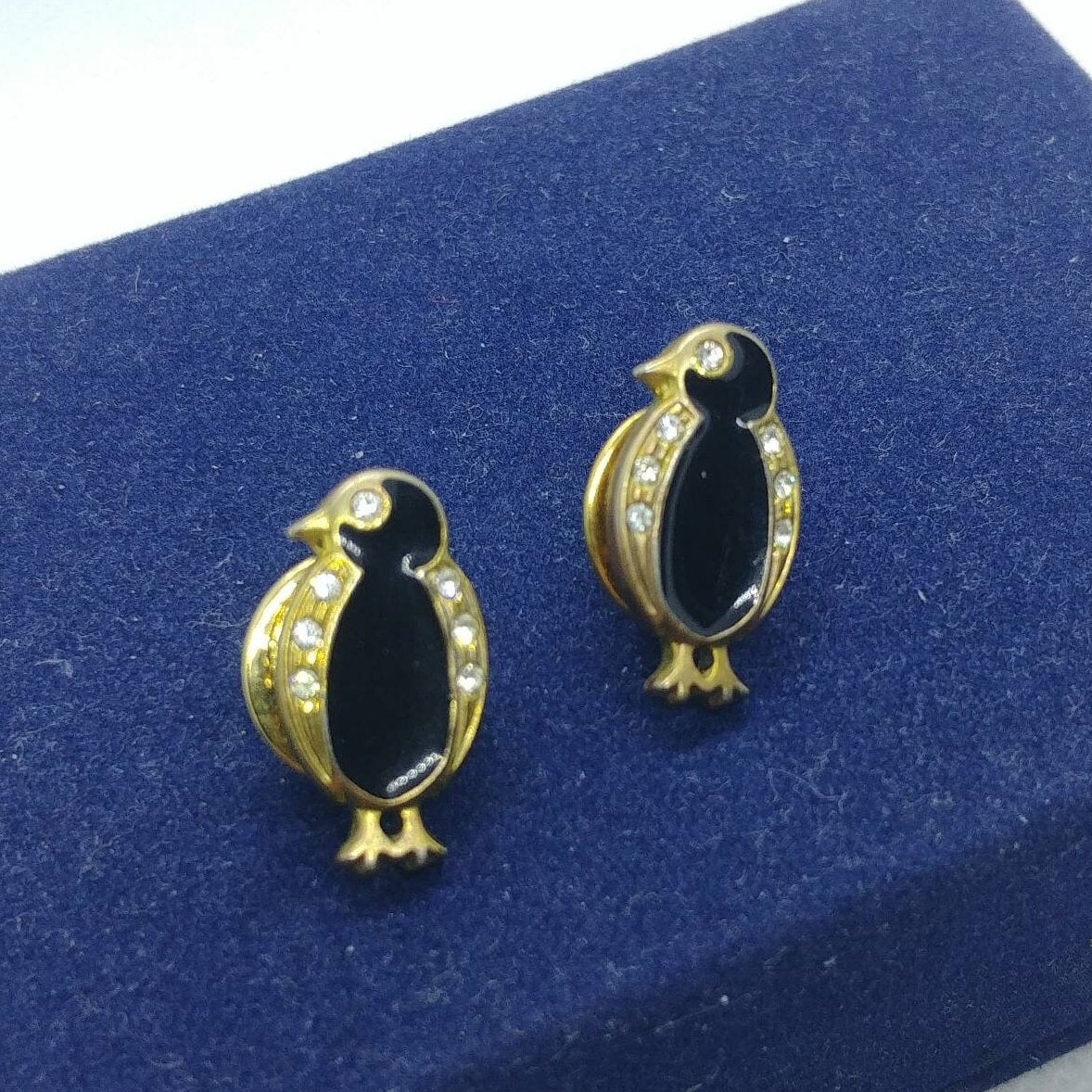 Vintage Pinguine, Vogel Brosche/Pin Set. Geschenk Für Zwillinge von VintageBijouStore