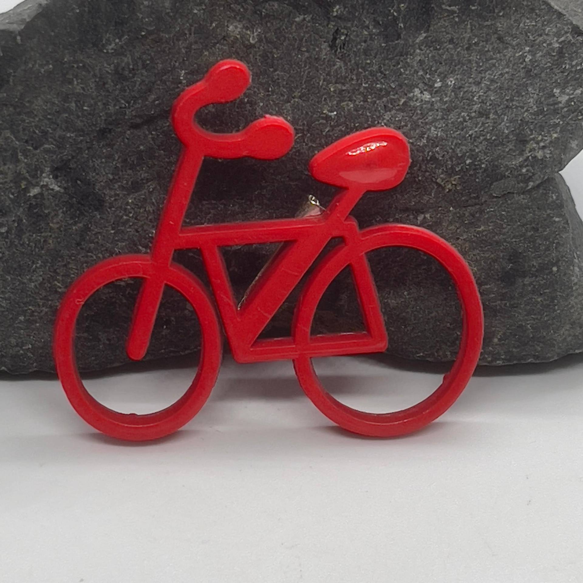 Vintage Sport Fahrrad Rote Brosche/Pin von VintageBijouStore