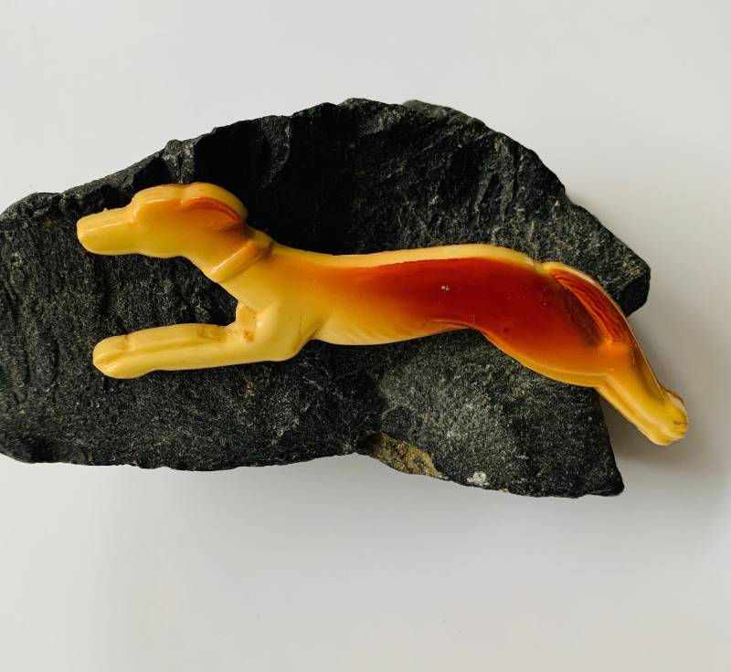 Vintage Windhund Brosche Pin von VintageBijouStore