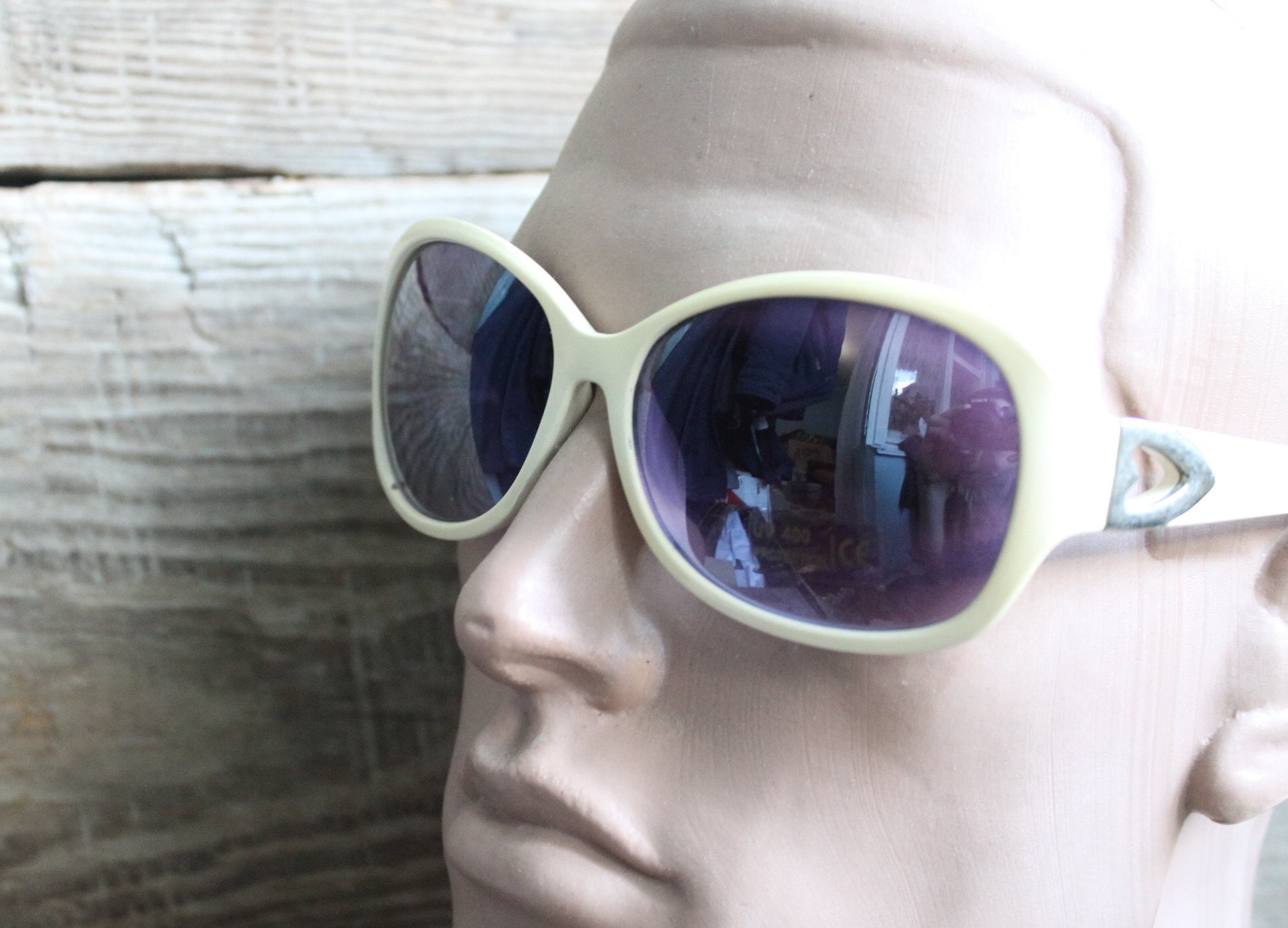 Vintage Sonnenbrillen Runde Rahmen Brille Steampunk Retro von VintageBoutique4U