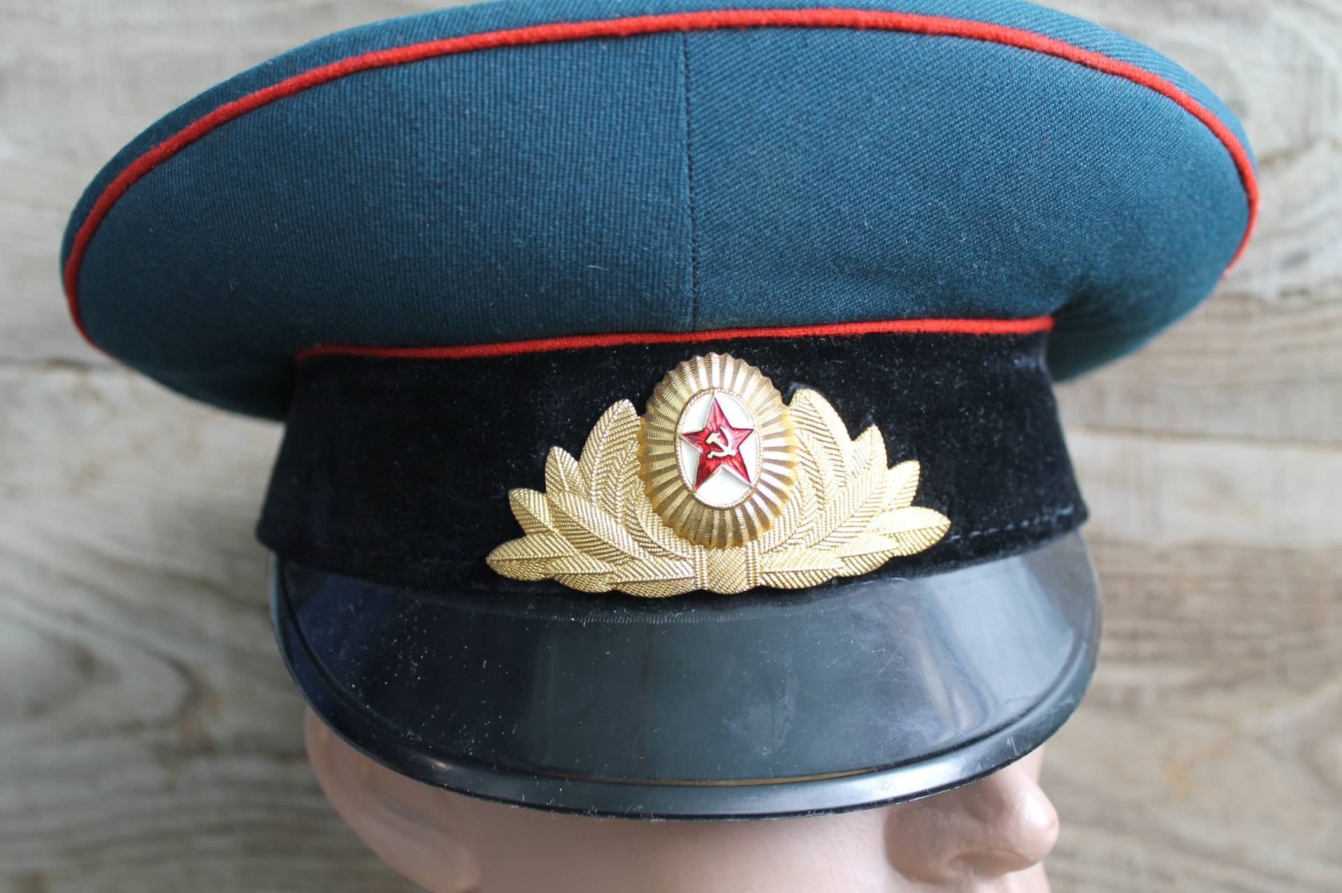 Vintage Uniform Militärkappe Mütze Hut Schirmmütze von VintageBoutique4U