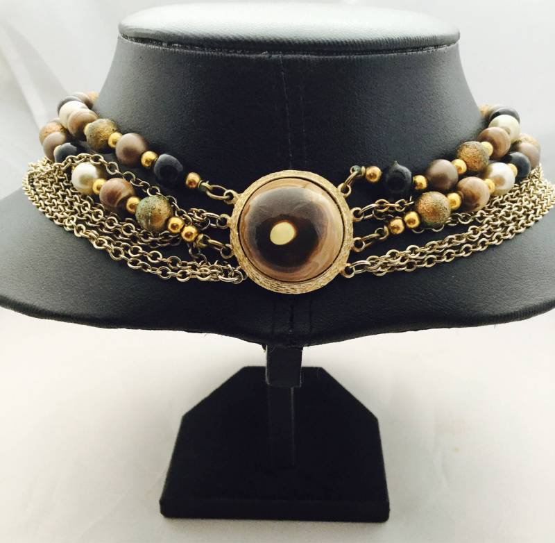 1960Er Jahre Multi-strang-Halskette von VintageBoxJewellery