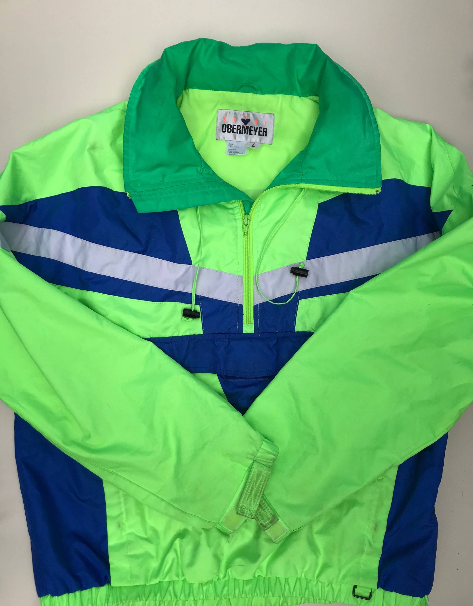 Obermeyer Ski Jacke - So Cool Neongrün Im Retro-Design Herrengröße L Kultige 80Er 90Er Skibekleidung Obermeyer Ski Jacke - So Cool Neongrün Im Retro-Design Herrengröße L Kultige 80Er 90Er Skibekleidung von VintageByBeth