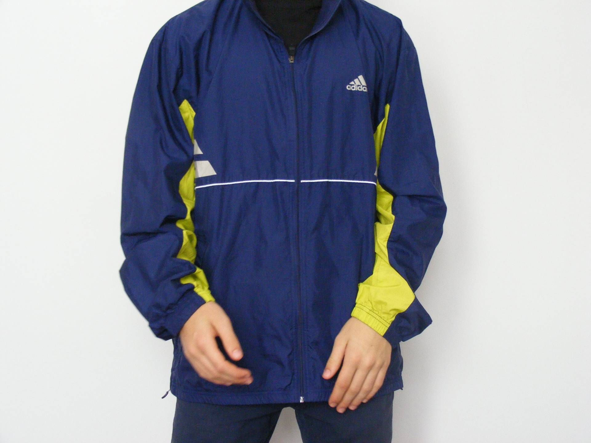 Vintage Adidas Windbreaker 90Er Jahre Jacke Trainingsanzug Top Reißverschluss Bis Track Streetwear Sportswear. Größe Xl Vintage Adidas Windbreaker 90Er Jahre Jacke Trainingsanzug Top Reißverschluss Bis Track Streetwear Sportswear. Größe Xl von VintageByElen