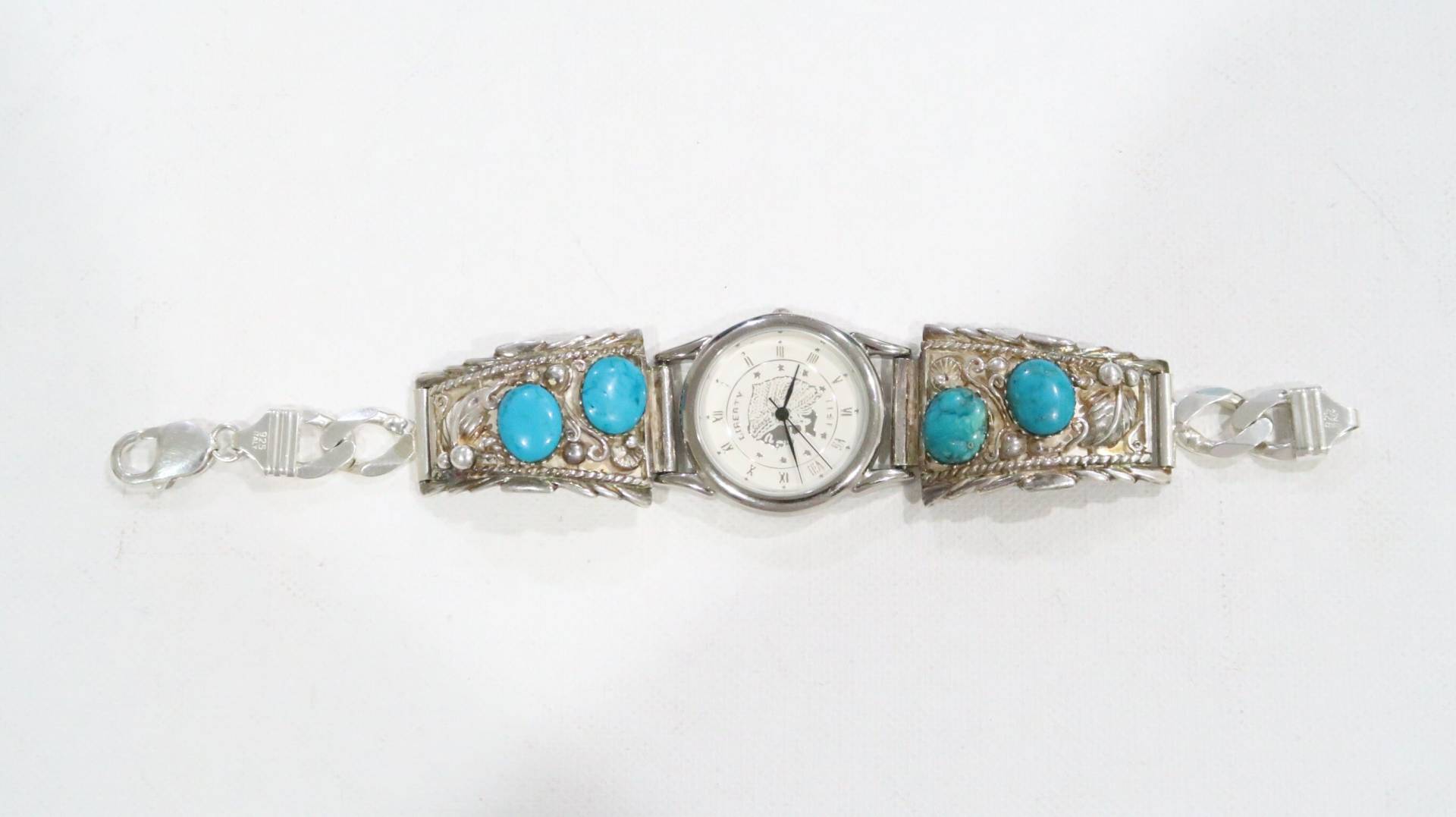 Liberty 1911 Sterling Native America Mrf Uhr von VintageByTrader