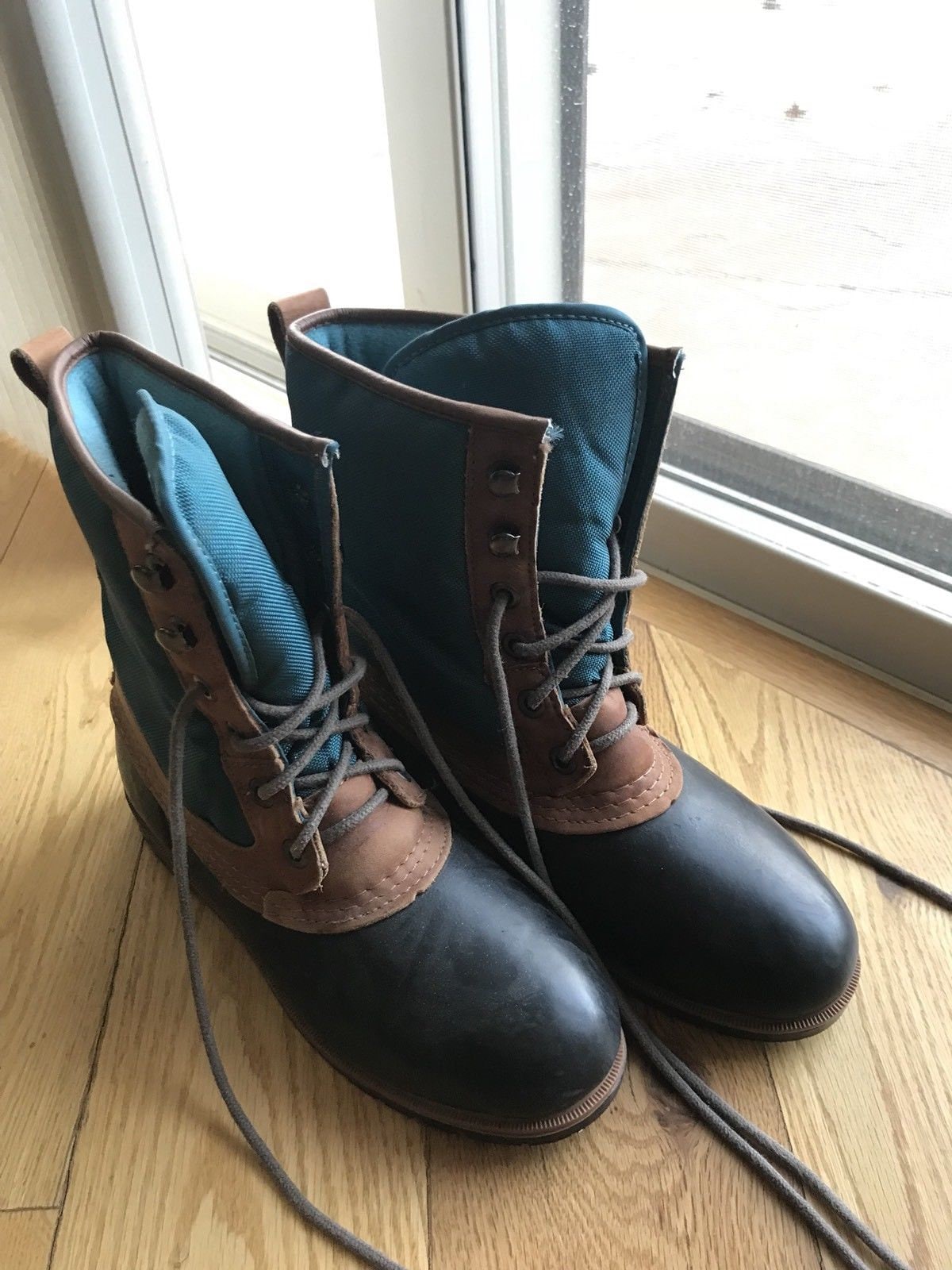 Vintage Vtg Ländern Ende Ente Stiefel Größe 8 Frauen Gummi Leder Trim Leinwand Grün Vintage Vtg Ländern Ende Ente Stiefel Größe 8 Frauen Gummi Leder Trim Leinwand Grün von VintageCactusCloset
