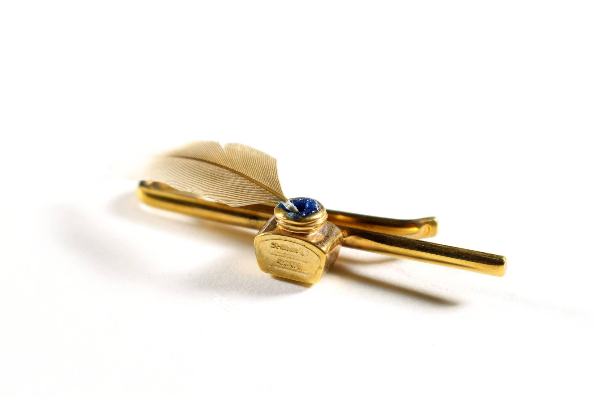 Vintage "Krawattenhalter' Krawattenstange Silber 24K Mikron Vergoldet von VintageCarwen