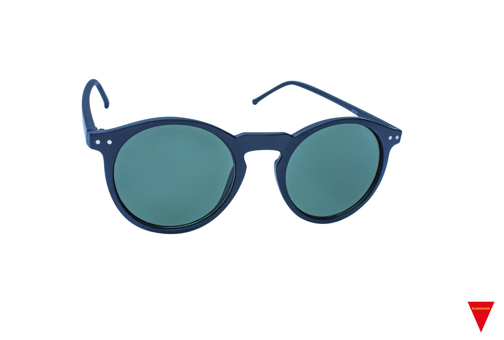 Runde Sonnenbrille, 90Er Schwarzer Rahmen Mit Dunkelgrünen Gläsern, Leichte Kunststoff-Sonnenbrille Für Frauen, Männer, Unisex von VintageCornerGifts