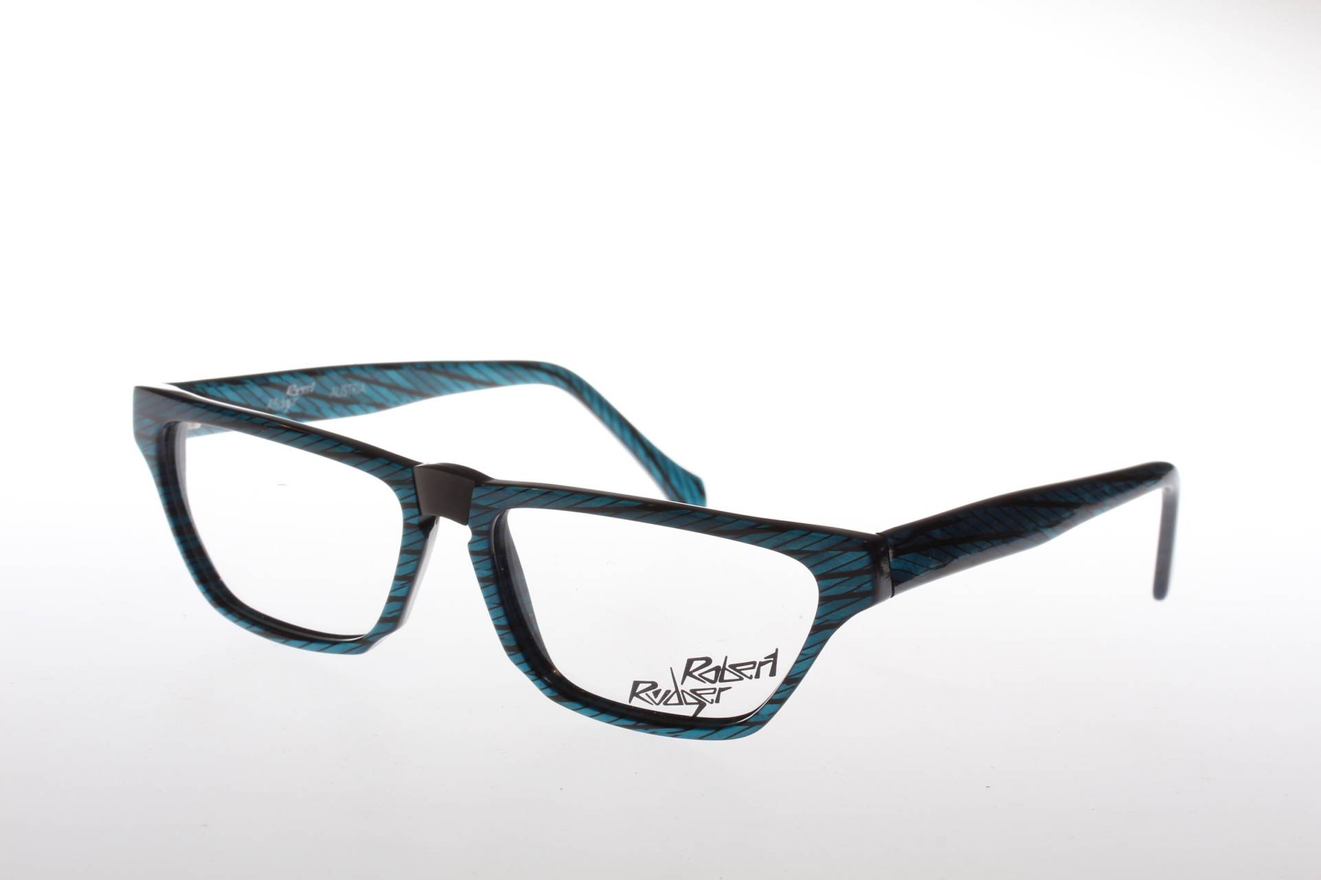 Robert Rudger Gestreift Grün Vintage Brille von VintageCraftsVault